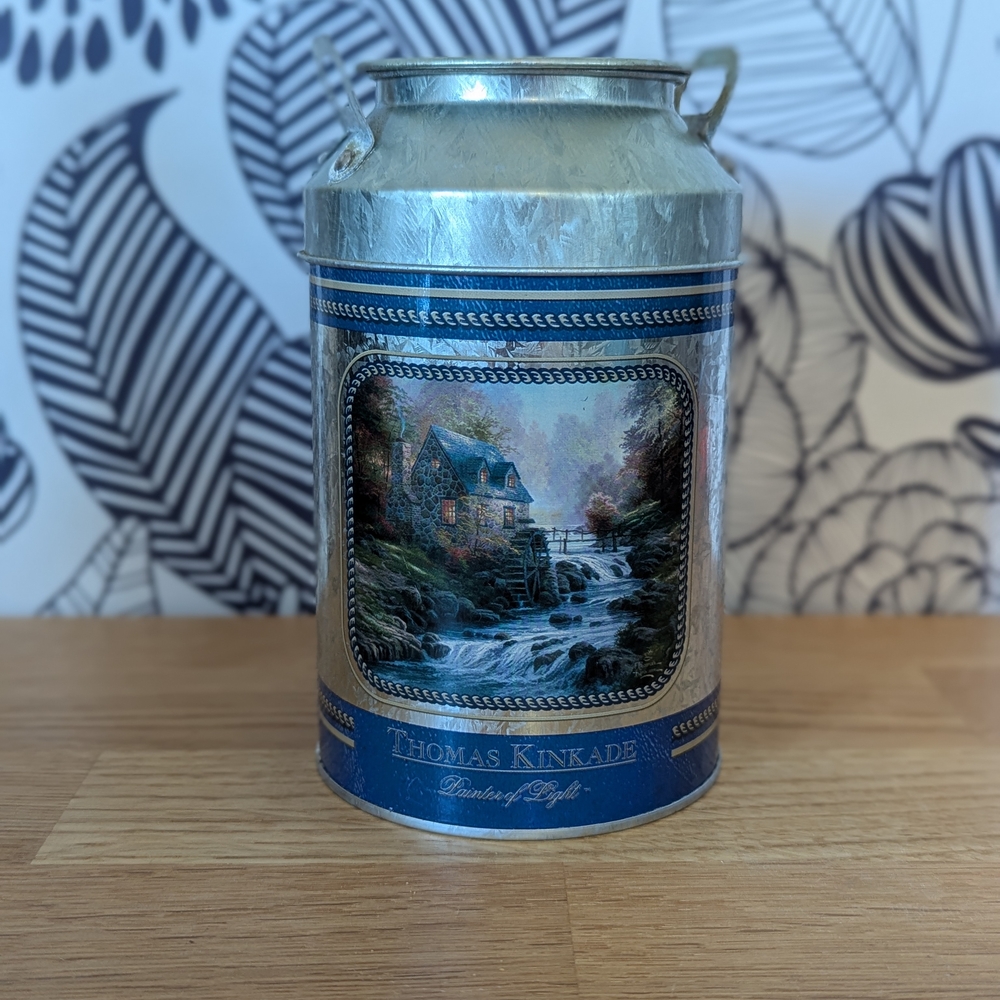 Thomas Kinkade Vintage "Cobblestone‎ Mill" Decorative Tin